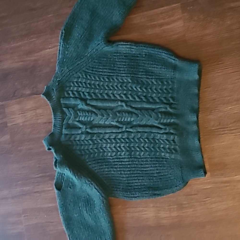 A green sweater from shein